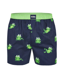 Happy Shorts X Heren Wijde Boxershort Met Binnenbroek Kikker Print