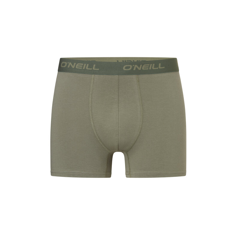 O'Neill O'Neill Men's Boxer Shorts Trunks Solid 3-Pack Green/Black