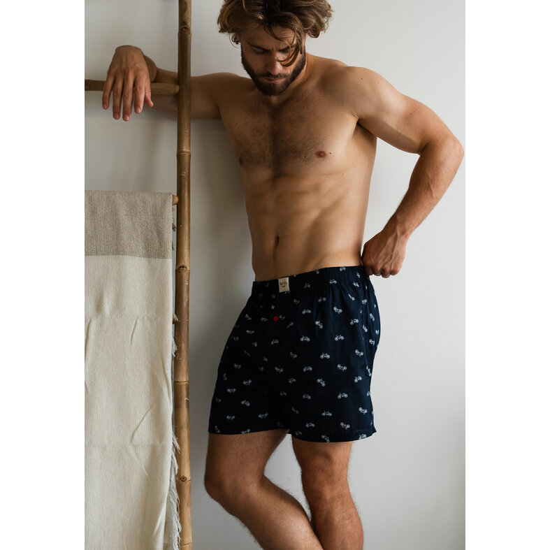 Phil & Co Phil & Co Woven Wide Boxer Shorts Men 6-Pack Multipack with Print