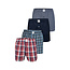 MG-1 MG-1 Woven Wide Boxer Shorts Men Core Blue 4-Pack