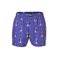 Happy Shorts Happy Shorts X Heren Wijde Boxershort Met Binnenbroek Haas Print