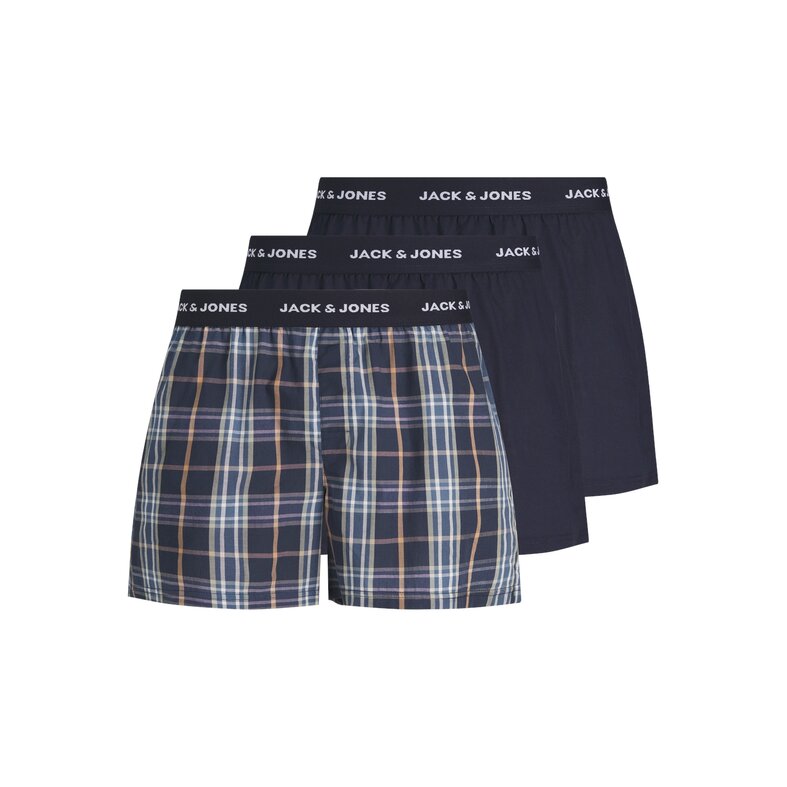 Jack & Jones Jack & Jones Heren Wijde Boxershorts JACVICTOR 3-Pack