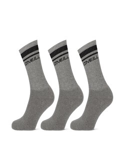 O'Neill Sports Socks Unisex 3-Pack Grey