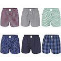 MG-1 MG-1 Wijde Boxershorts Heren 6-Pack D300 Assorti Multipack