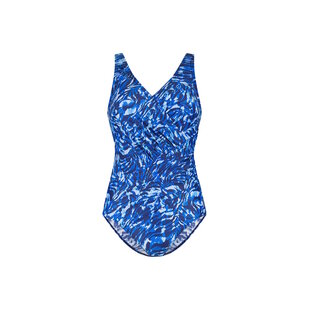 Ten Cate Dames Corrigerend Badpak Soft Cup Zee Swirl Blauw