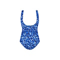 Ten Cate Ten Cate Dames Corrigerend Badpak Soft Cup Zee Swirl Blauw