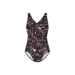 Ten Cate Women's Correcting Swimsuit Soft Cup Tie Dye Black/Pink