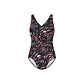 Ten Cate Ten Cate Dames Corrigerend Badpak Soft Cup Tie Dye Zwart/Roze