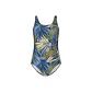 Ten Cate Ten Cate Ladies Prosthesis Swimsuit Soft Cup Green Leaf Print