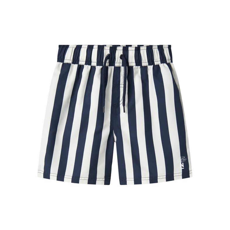 Name It Name It Boys Swim Shorts NKMZABA Striped Dark Blue/White