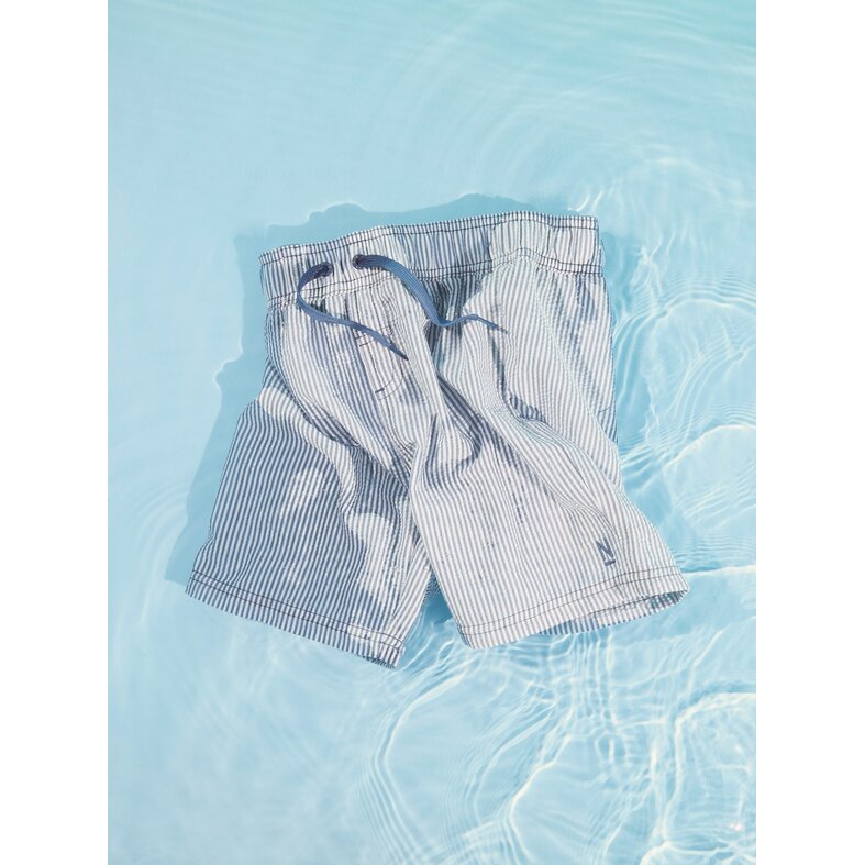 Name It Name It Jongens Zwemshort NKMZACKARY Blauw Gestreept