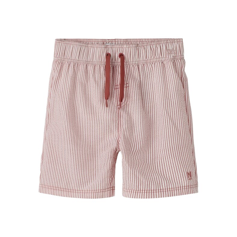 Name It Name It Jongens Zwemshort NKMZACKARY Rood Gestreept