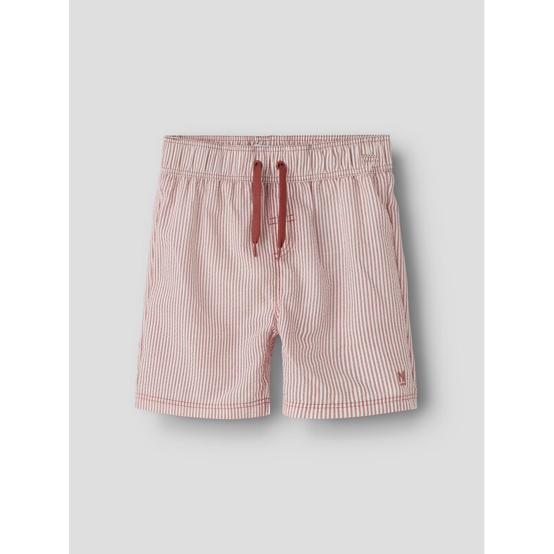 Name It Name It Jongens Zwemshort NKMZACKARY Rood Gestreept