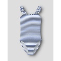 Name It Name It Girls Swimsuit NKFZIPPA Blue/White Striped