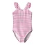 Name It Name It Girls Swimsuit NKFZIPPA Pink/White Striped