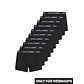 Jack & Jones Jack & Jones Effen Zwarte Boxershorts Heren Multipack JACSOLID 10-Pack