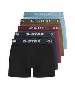 G-Star Men's Boxer Shorts Trunks MAIZE 5-Pack Multipack Blue/Green/Black/Red