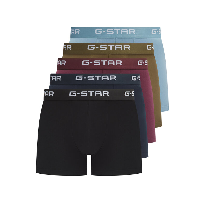 G-Star G-Star Men's Boxer Shorts Trunks MAIZE 5-Pack Multipack Blue/Green/Black/Red