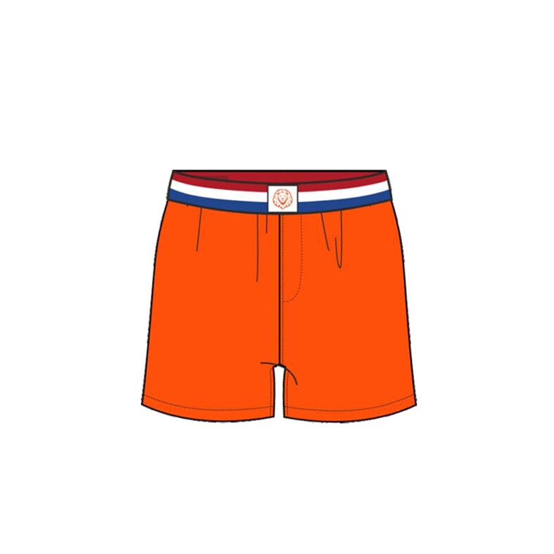 Happy Shorts Happy Shorts Heren Wijde Boxershorts Holland Oranje