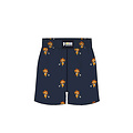 Happy Shorts Happy Shorts Heren Wijde Boxershorts Holland Donkerblauw Leeuw