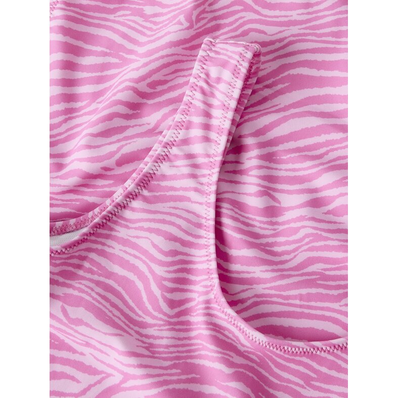 Name It Name It Meisjes Badpak NKFZANIMAL Roze Zebraprint