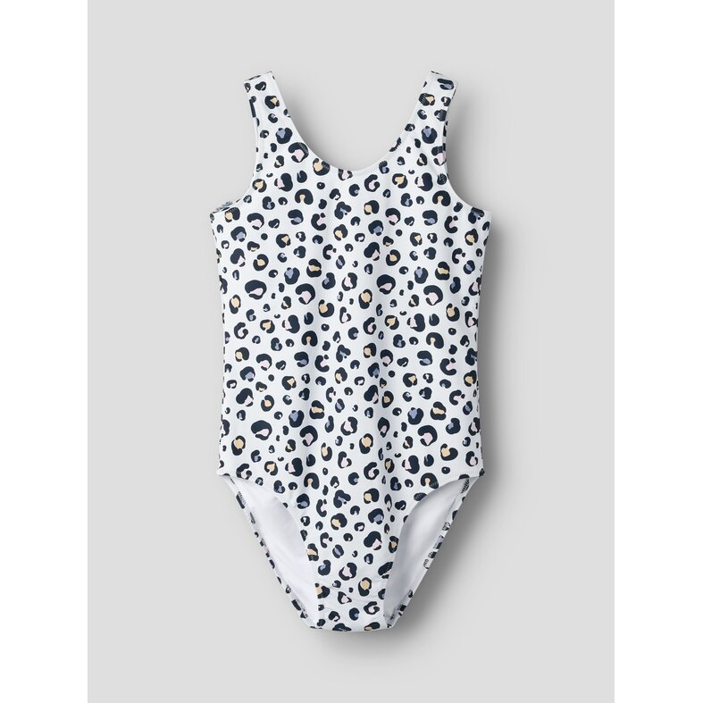 Name It Name It Meisjes Badpak NKFZANIMAL Wit Dierenprint