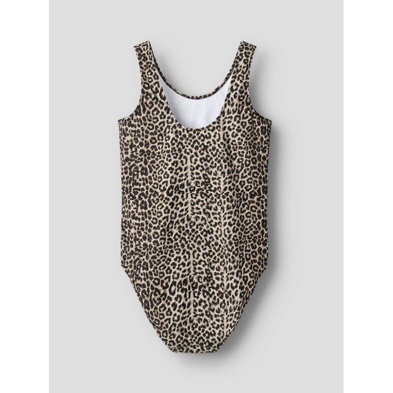 Name It Name It Meisjes Badpak NKFZANIMAL Bruin Jaguarprint