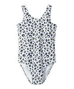 Name It Meisjes Badpak NKFZANIMAL Wit Dierenprint