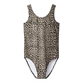 Name It Name It Girls Swimsuit NKFZANIMAL Brown Jaguar Print