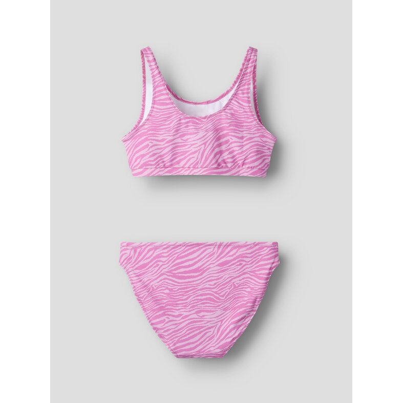 Name It Name It Meisjes Bikini Set NKFZANIMAL Roze Zebraprint