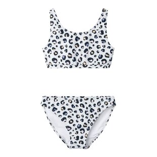 Name It Girls Bikini Set NKFZANIMAL White Animal Print