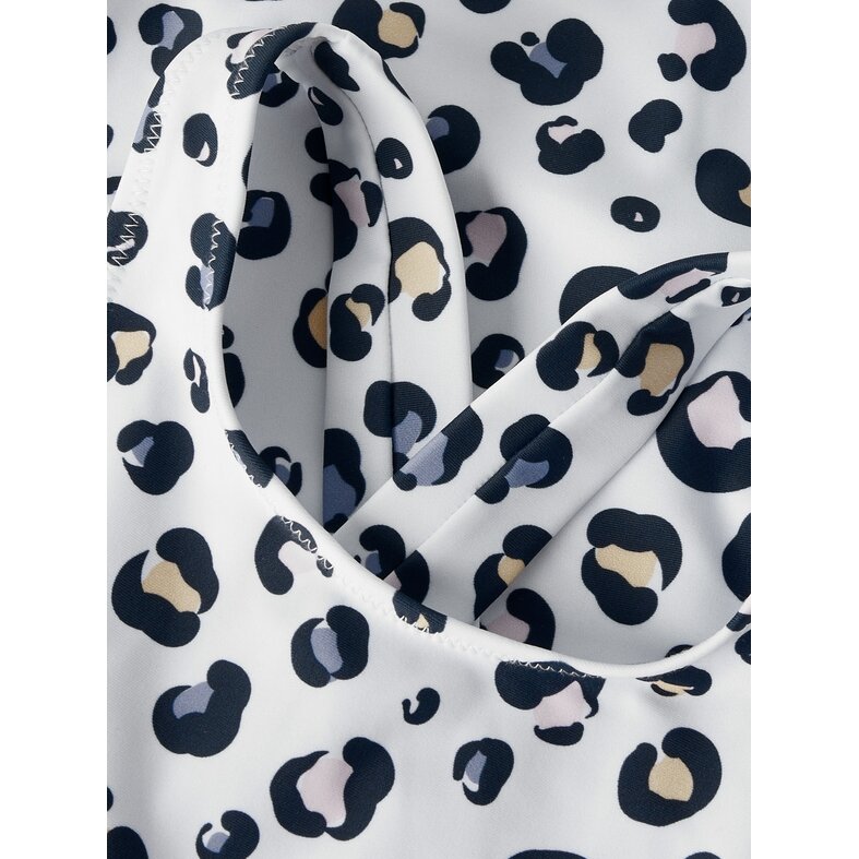 Name It Name It Meisjes Badpak NKFZANIMAL Wit Dierenprint