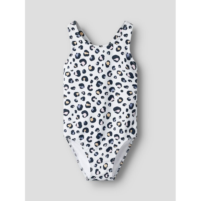 Name It Name It Meisjes Badpak NKFZANIMAL Wit Dierenprint