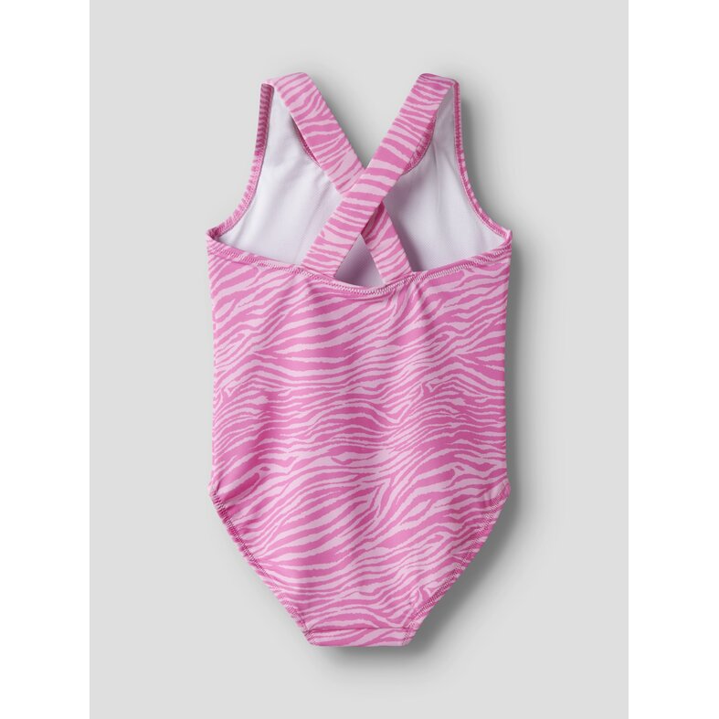 Name It Name It Meisjes Badpak NKFZANIMAL Roze Zebraprint