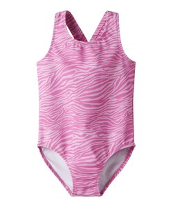 Name It Meisjes Badpak NKFZANIMAL Roze Zebraprint