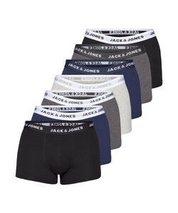 Jack & Jones Heren Boxershorts Effen Trunks JACBASIC 7-Pack