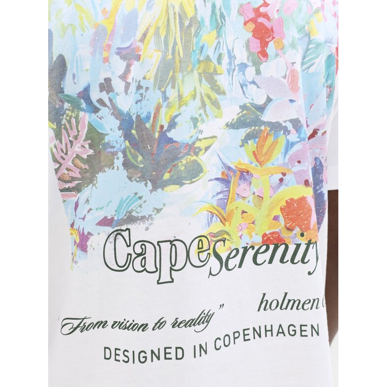 Jack & Jones Jack & Jones Men's Backprint T-Shirt JORMONTAUK Floral White/Multicolor