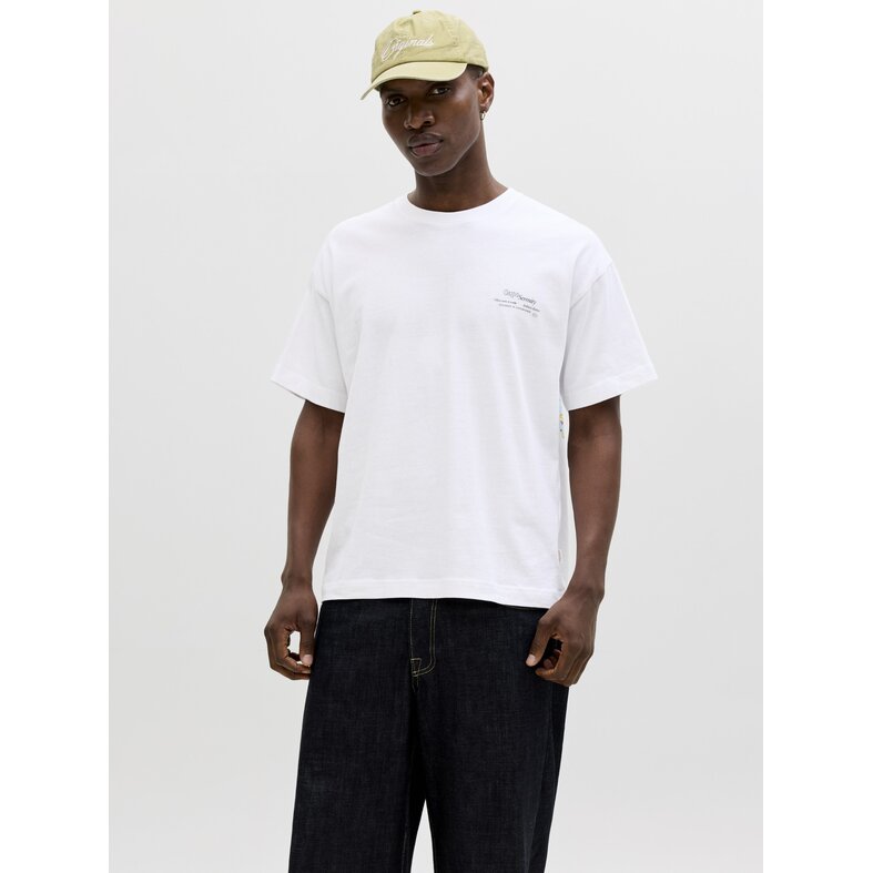 Jack & Jones Jack & Jones Men's Backprint T-Shirt JORMONTAUK Floral White/Multicolor