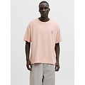 Jack & Jones Jack & Jones Heren Backprint T-Shirt JORMONTAUK Gebloemd Roze/Multicolor