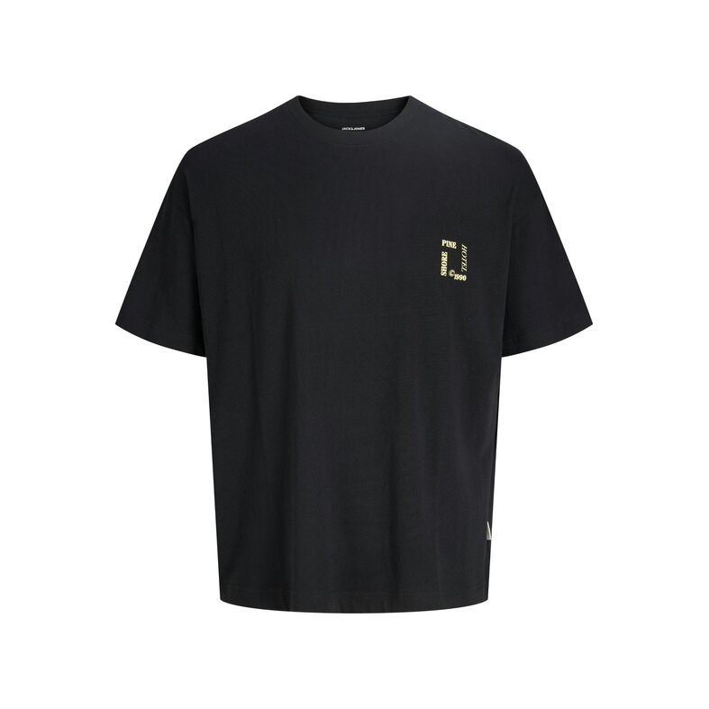 Jack & Jones Jack & Jones Heren Backprint T-Shirt JORMONTAUK Gebloemd Zwart/Multicolor