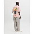 Jack & Jones Jack & Jones Heren Backprint T-Shirt JORMONTAUK Gebloemd Roze/Multicolor