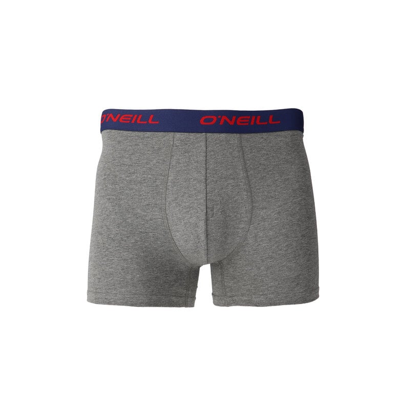 O'Neill O'Neill Men's Boxer Shorts Trunks Plain 3-Pack Gray/Blue/Red