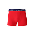 O'Neill O'Neill Heren Boxershorts Trunks Effen 3-Pack Grijs/Blauw/Rood