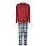 Phil & Co Phil & Co Men's Long Pajama Set Red/Blue Checkered