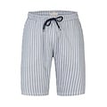 Phil & Co Phil & Co Heren Shortama Korte Pyjama Set Donkerblauw/Grijs Gestreept