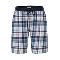 Phil & Co Phil & Co Heren Shortama Korte Pyjama Set Rood/Blauw Geruit