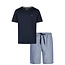 Phil & Co Phil & Co Men's Shortama Short Pajama Set Blue