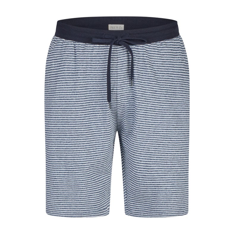 Phil & Co Phil & Co Men's Short Pants Short Pajama Set Dark Blue/Gray
