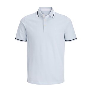 Jack & Jones Heren Polo JJEPAULOS Lichtblauw