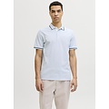 Jack & Jones Jack & Jones Heren Polo JJEPAULOS Lichtblauw